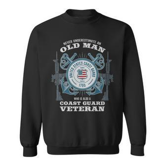 Us Coast Guard Veteran Veteran Funny Gifts Sweatshirt | Mazezy