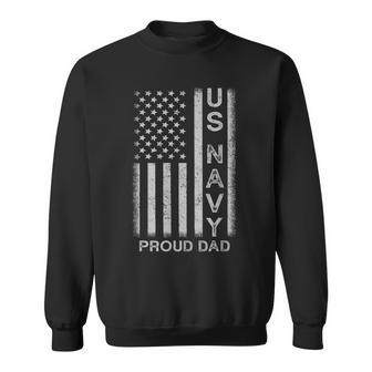 Us Navy Proud Dad For Military Dad Veteran Day Gift Sweatshirt | Mazezy