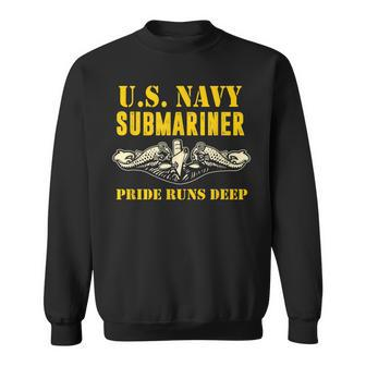 Us Navy Submariner Pride Runs Deep Sub Veteran Sweatshirt | Mazezy
