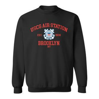Uscg Coast Guard Air Station Cgas Brooklyn Brooklyn Funny Gifts Sweatshirt | Mazezy