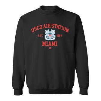 Uscg Coast Guard Air Station Cgas Miami Sweatshirt | Mazezy