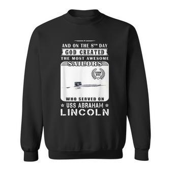 Uss Abraham Lincoln Ssbn602 Sweatshirt | Mazezy