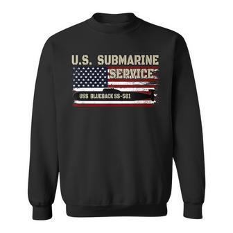 Uss Blueback Ss-581 Submarine Veterans Day Father's Day Sweatshirt | Mazezy