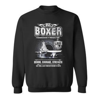 Uss Boxer Lhd4 Sweatshirt | Mazezy