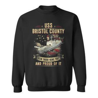 Uss Bristol County Lst1198 Sweatshirt | Mazezy