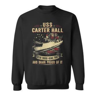 Uss Carter Hall Lsd3 Sweatshirt | Mazezy