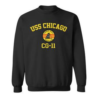 Uss Chicago Cg11 Tonkin Gulf Yacht Club Sweatshirt | Mazezy