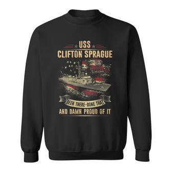 Uss Clifton Sprague Ffg16 Sweatshirt | Mazezy