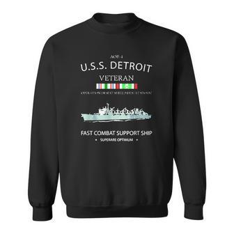 Uss Detroit Veteran Sweatshirt | Mazezy DE