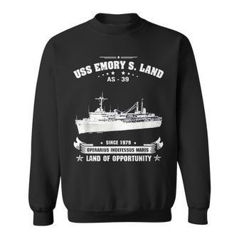 Uss Emory S Land As39 Sweatshirt | Mazezy