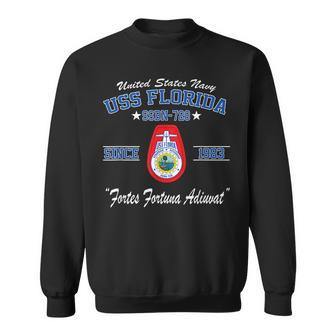 Uss Florida Ssbn728 Sweatshirt | Mazezy