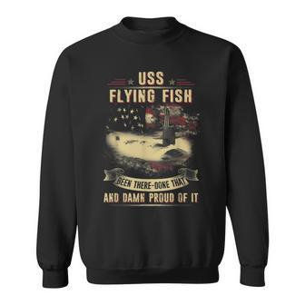 Uss Flying Fish Ssn673 Sweatshirt | Mazezy