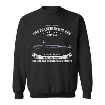 Uss Francis Scott Key Ssbn657 Sweatshirt - Thegiftio UK