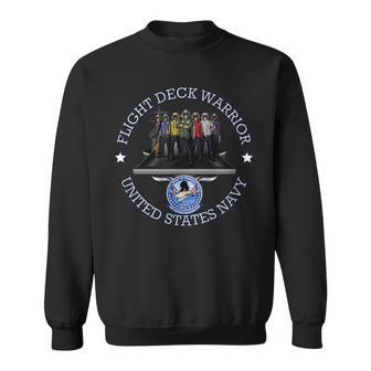 Uss George Washington Cvn73 Flight Deck Warrior Sweatshirt - Thegiftio UK