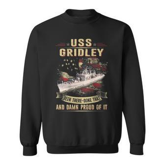 Uss Gridley Cg21 Sweatshirt | Mazezy