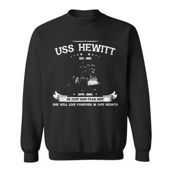 Uss Hewitt Dd966 Sweatshirt | Mazezy