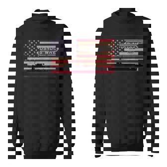 Uss Moore De-240 Ww2 Ship American Flag Sweatshirt | Mazezy