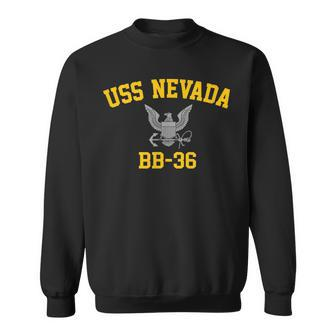 Uss Nevada Bb36 Battleship Sweatshirt | Mazezy
