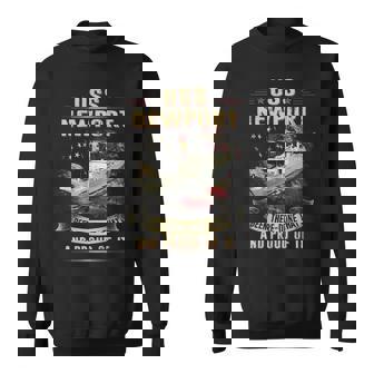 Uss Newport Lst1179 Sweatshirt | Mazezy