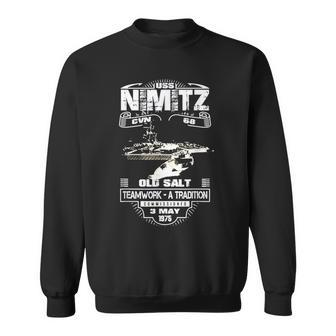 Uss Nimitz Old Salt Since 1975 Cvn 68 Sweatshirt | Mazezy