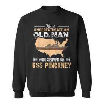 Uss Pinckney Ddg-91 Destroyer Sweatshirt | Mazezy