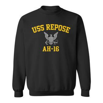 Uss Repose Ah16 Ww2 Hospital Ship Sweatshirt | Mazezy