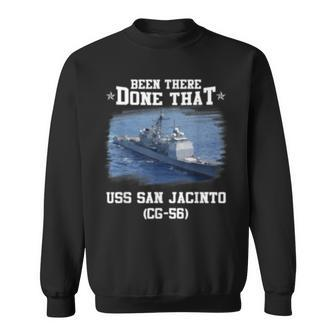 Uss San Jacinto Cg56 Navy Ships Sweatshirt | Mazezy