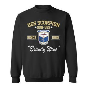 Uss Scorpion Ssn589 Sweatshirt | Mazezy