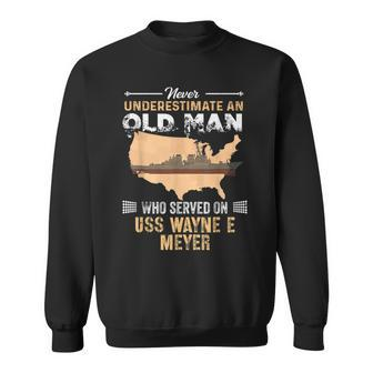 Uss Wayne E Meyer Ddg-108 Destroyer Sweatshirt | Mazezy