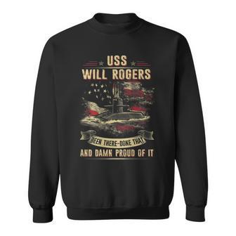 Uss Will Rogers Ssbn659  Sweatshirt