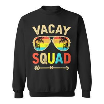 Vacay Squad Beach Summer Vacation Family Matching Trip Sweatshirt - Seseable