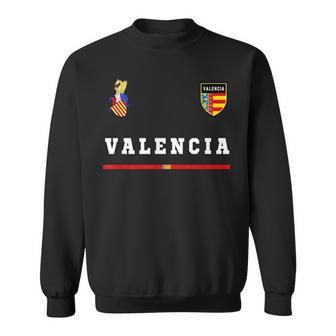 Valencia SportSoccer Jersey Flag Football Spain Sweatshirt | Mazezy