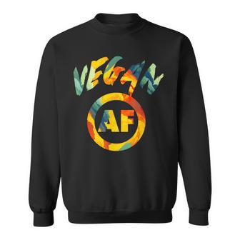 Vegan Af Cool Vegetarian Sweatshirt | Mazezy