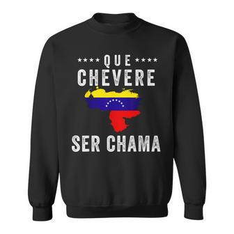 Venezuela Flag Pride Bandera Venezolana Camiseta Chama Mujer Sweatshirt - Seseable