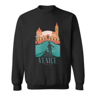 Venice Rialto Bridge Italy Vintage Italian Souvenir Sweatshirt | Mazezy