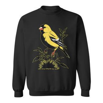 Ventage American Goldfinch Graphic Cute American Goldfinch Sweatshirt | Mazezy