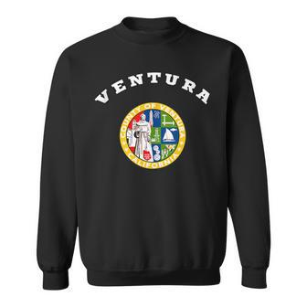 Ventura Coat Of Arms Flag Pride National Gift Souvenir Sweatshirt | Mazezy