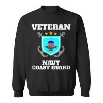 Veteran Navy Coast Guard Veteran Funny Gifts Sweatshirt | Mazezy