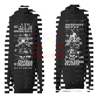 Veteran Never Underestimate An Old Man With A Military Sweatshirt - Monsterry