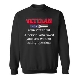 Veteran Vets Soldier Honor Duty America Definition Of Veterans Sweatshirt - Monsterry DE