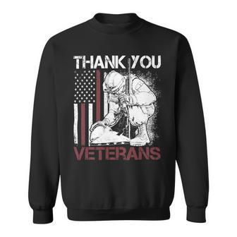 Veteran Vets Thank You Veterans Shirts Proud Veteran Day Dad Grandpa 355 Veterans Sweatshirt - Monsterry CA
