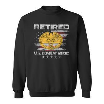 Veteran Vets US Army Retired Combat Medic Proud Veteran Medical Military 149 Veterans Sweatshirt - Monsterry CA
