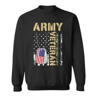 Veteran Vets Vintage Army Shirt Veteran Day American Flag Women Men 1 Veterans Sweatshirt - Monsterry CA