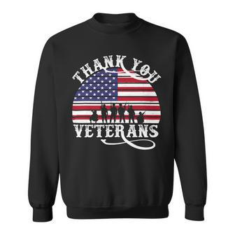Veterans Day Gifts Thank You Veterans 293 Sweatshirt - Monsterry CA