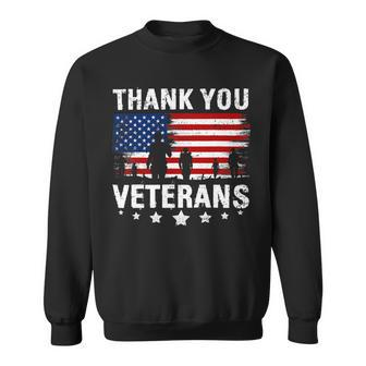 Veterans Day Presents Thank You Veterans 315 Sweatshirt - Monsterry CA