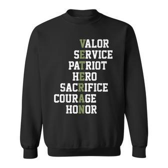Veterans Day Veterans Thank You For Your Service Sweatshirt | Mazezy