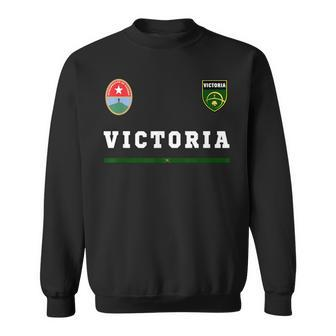 Victoria SportsSoccer Flag National Pride Gift Souvenir Sweatshirt | Mazezy