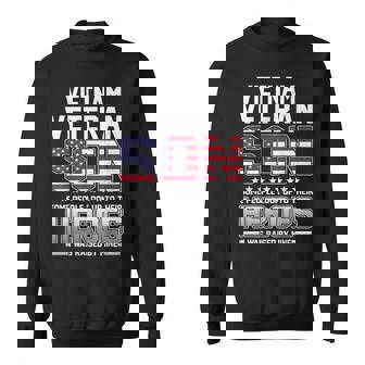 Vietnam Veteran Son I Was Raised By Mine Sweatshirt | Mazezy