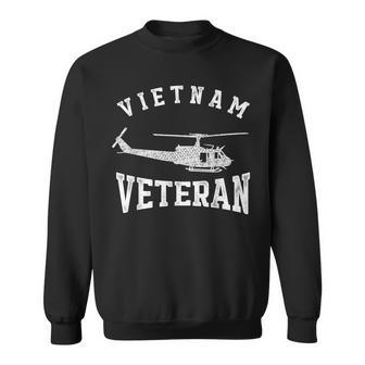 Vietnam Veteran Veterans Military Helicopter Pilot Sweatshirt | Mazezy UK