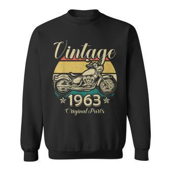 Vintage 1963 Original Parts Motorcycle Rider Sweatshirt | Mazezy